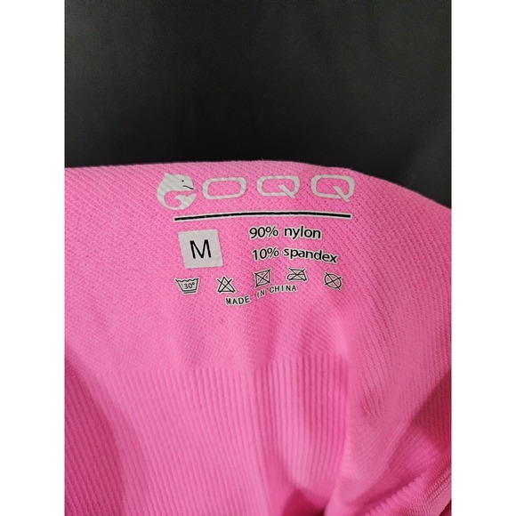 OQQ Womens Yoga Seamless Spaghetti Strap Tummy Control Padded Jumpsuit Medium - Picture 3 of 3